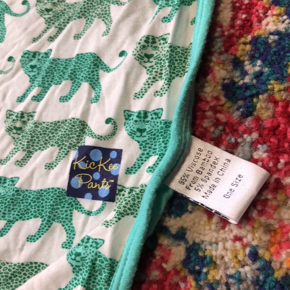 Kickee pants stroller blanket natural leopard - Picture 3 of 4